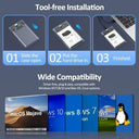 Usb 3.0 Type C Enclosure - Clear Sata Case