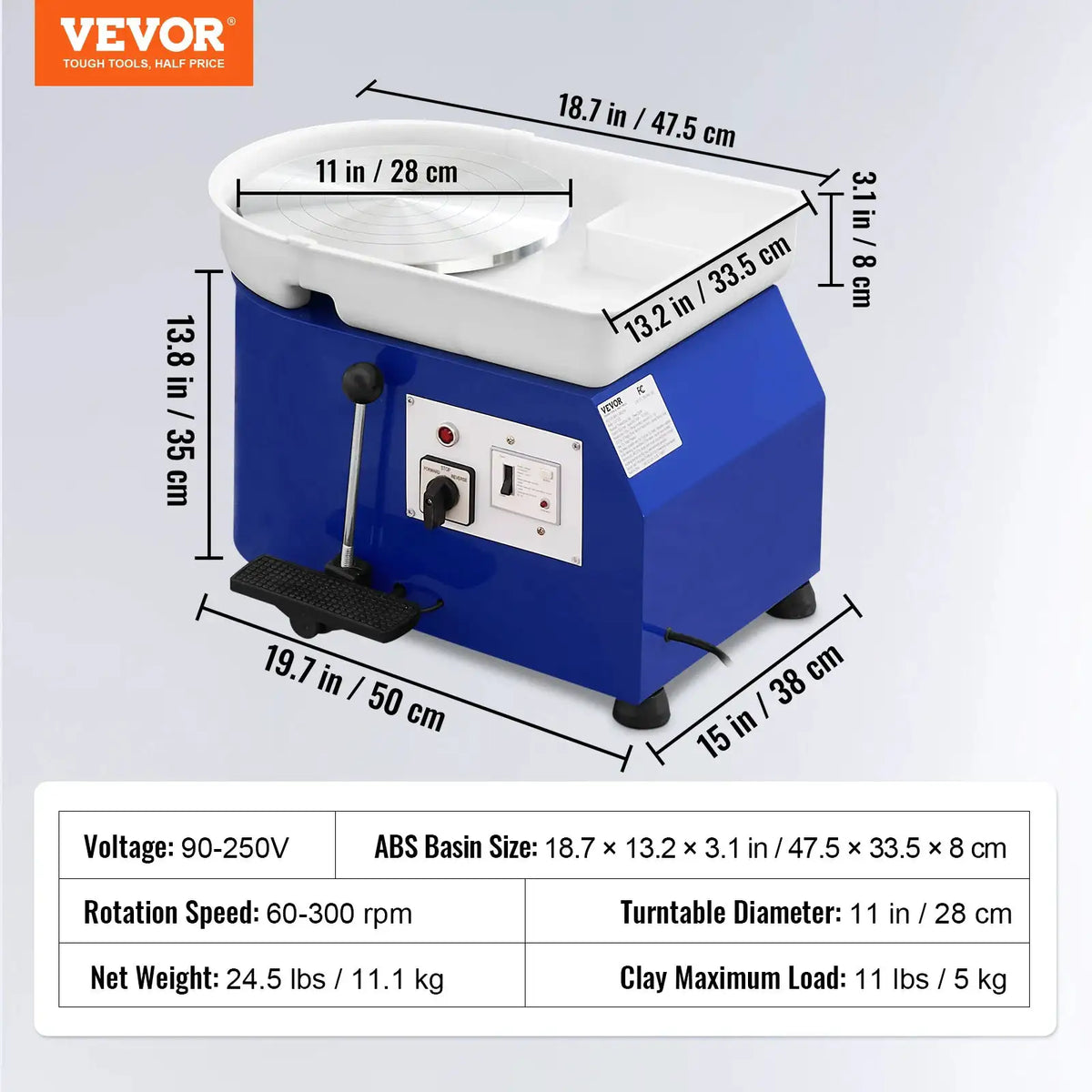 Adjustable Electric Pottery Wheel — product image 8