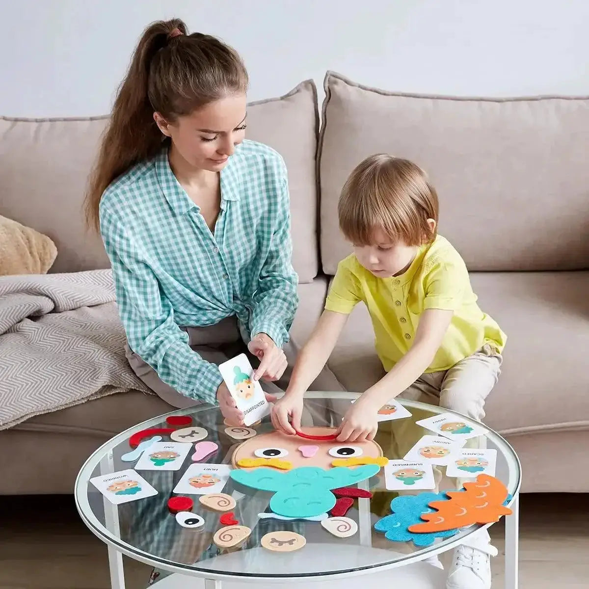 Montessori Emotion Change Facial Expression Game for Kids