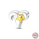 Sterling Silver Constellations Charm Golden