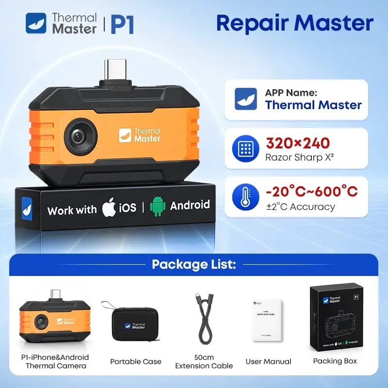 Thermal Imaging Camera for iPhone and Android Cell Phone ℃ — product view 9