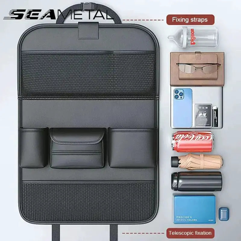 SEAMETAL Car Organizer Ultimate Auto Storage Tray Pro