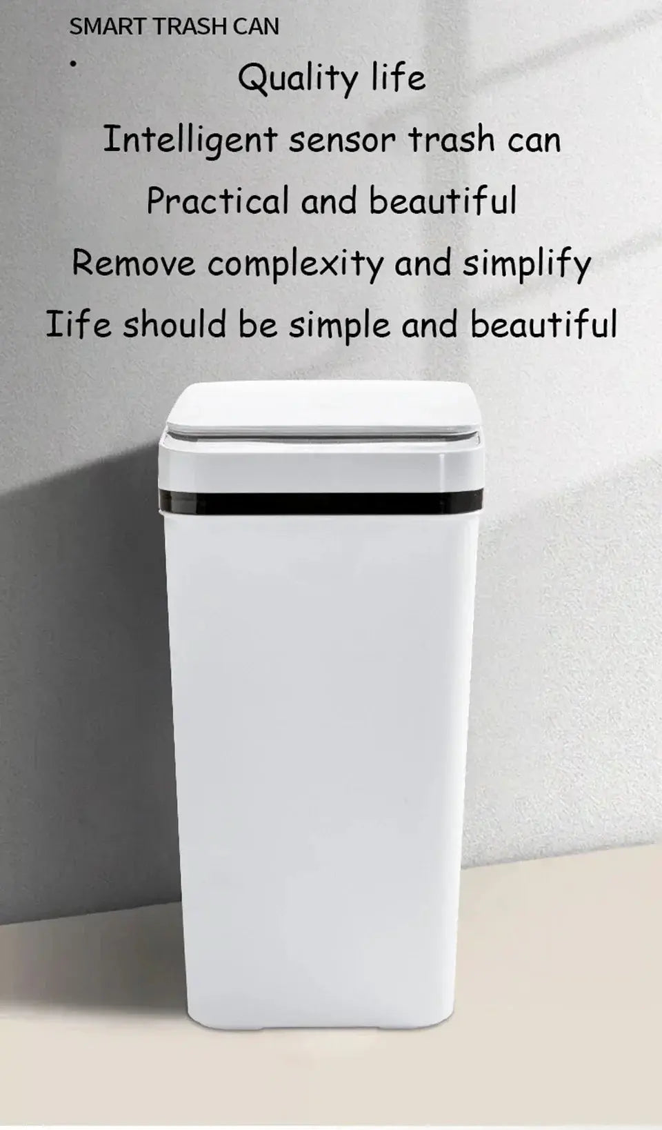 Motion Sensor Bathroom Trash Can — product view 15