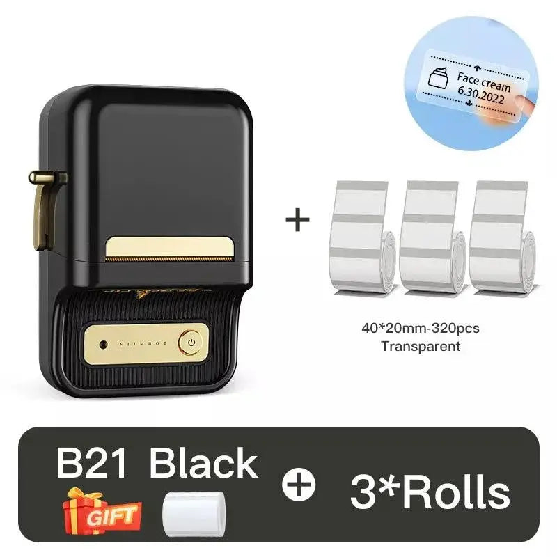 NiiMbot B21 Mini Wireless Printer Portable Label Maker