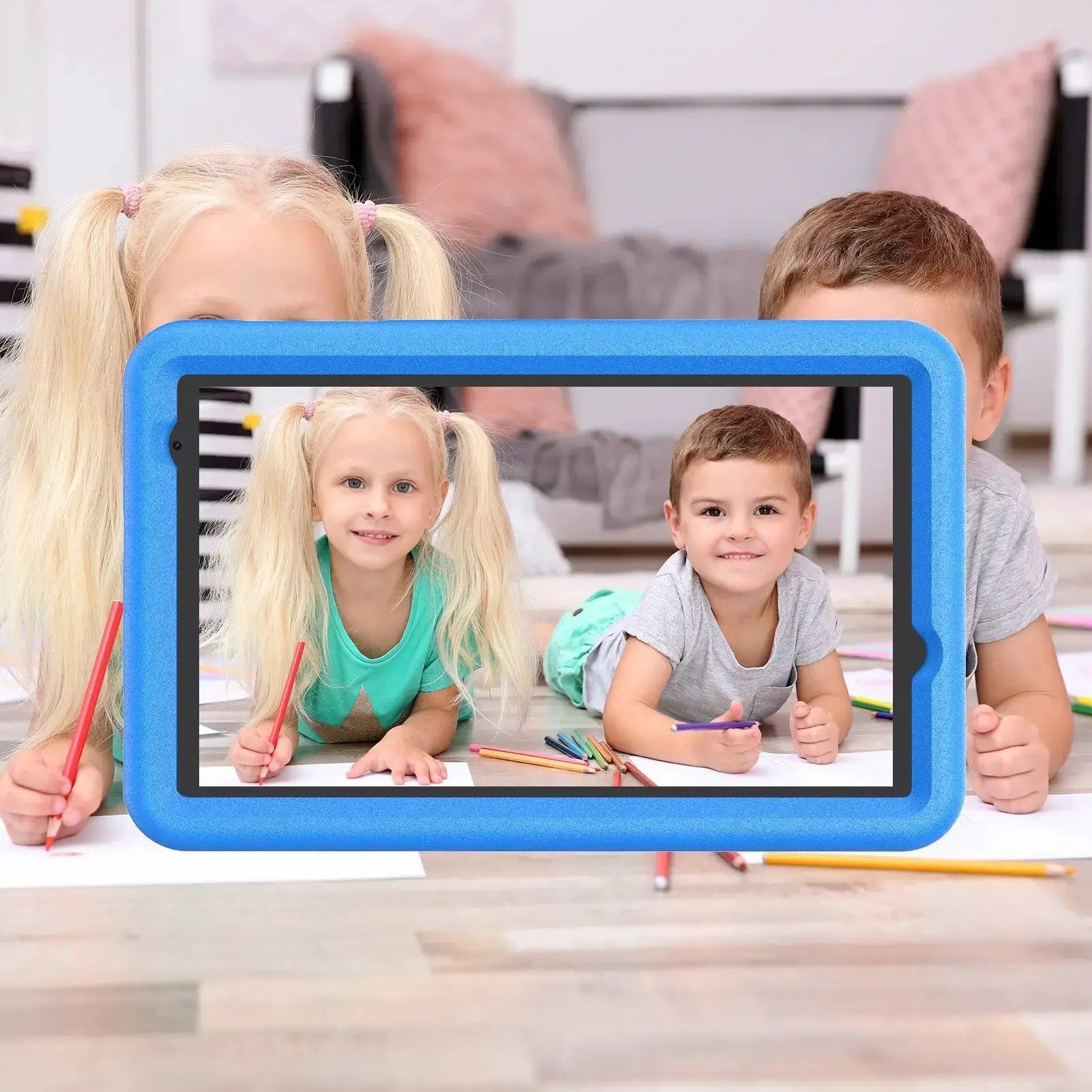 Educational Tablet For Kids Quad Core Dual Cameras