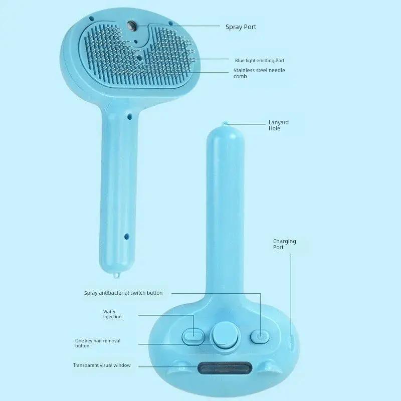 Pet Electric Brush Spray Cat Comb Tool For Grooming