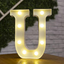 Battery-Operated LED Alphabet Lights for Home and Party Decor