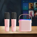 Portable Bluetooth 5.3 Speaker System With 2 Wireless Microphones