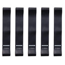 5-Piece Set of Elastic Resistance Bands for Strength Training