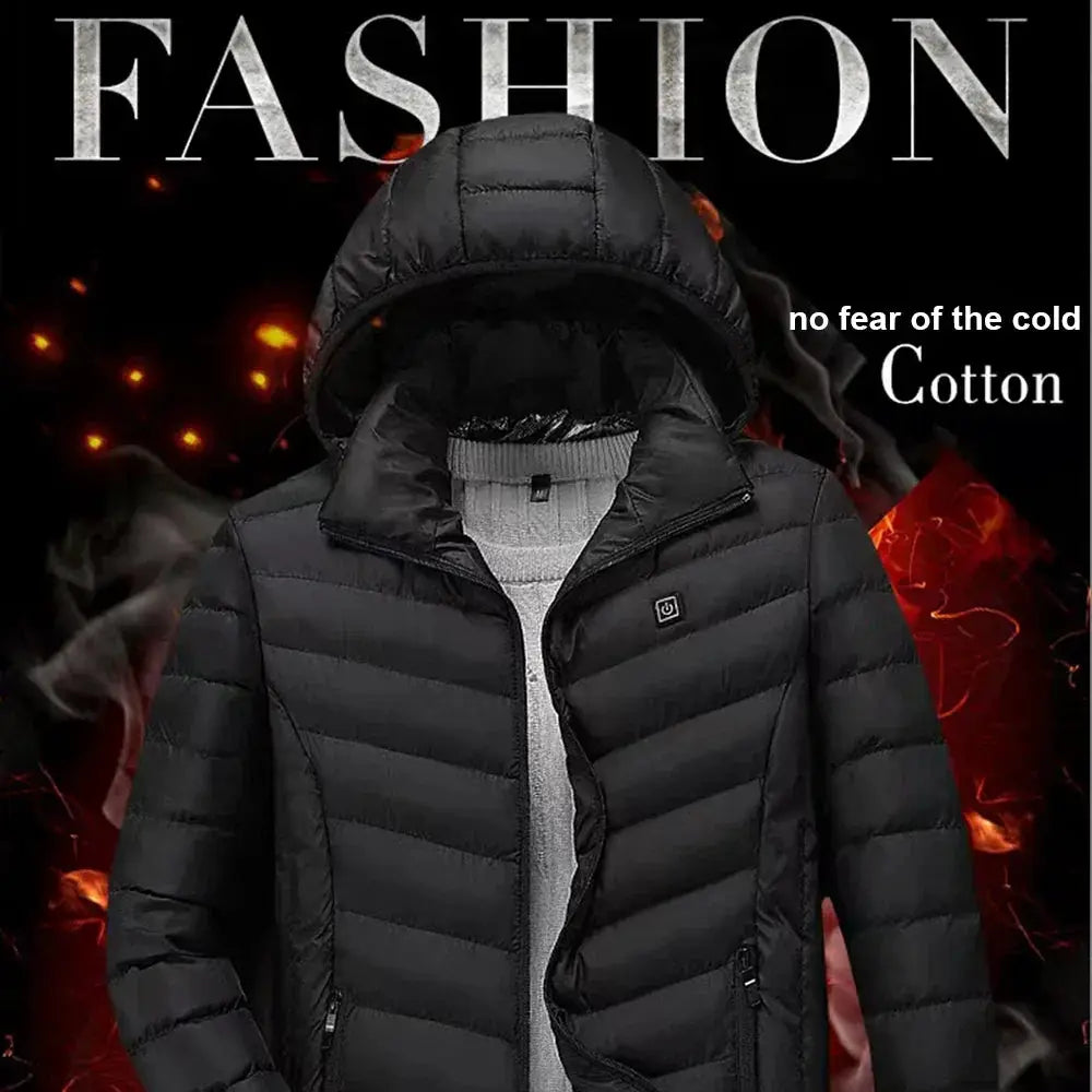 21 Areas Heated Jacket USB Electric Coat Men Women