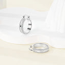 Charm Double Hoop Earrings