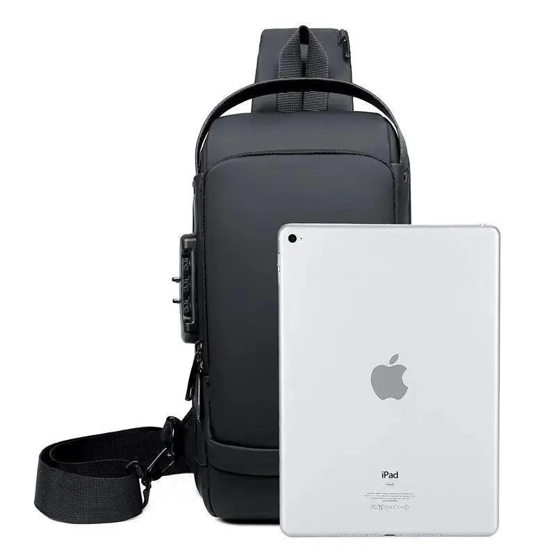 Secure Travel Crossbody Pack Versatile Mens Shoulder Bag