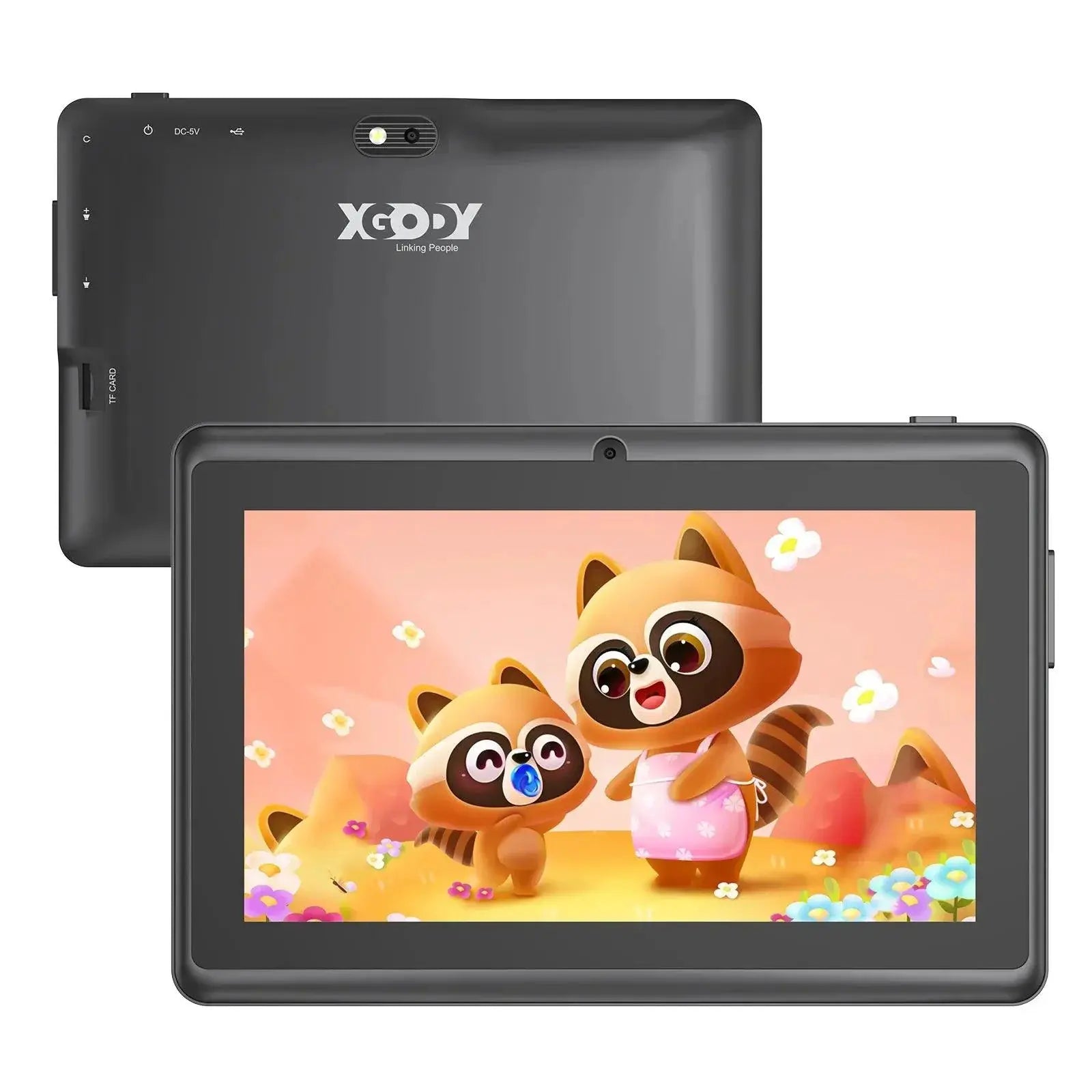 Xgody 7 Inch Kids Tablet With Educational Apps Bluetooth
