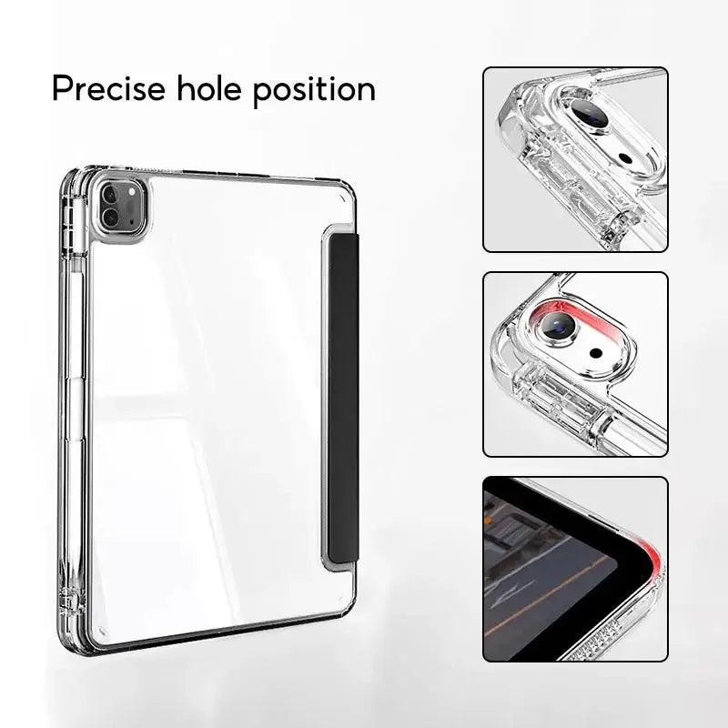TBTIC Transparent Case For iPad Mini 6 Air 5 Pro 11 10.9
