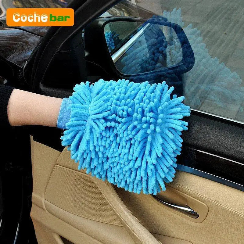 Chenille Plush Car Wash Gloves Ultimate Cleaning Power