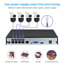 KERUI POE NVR Kits Waterproof HD POE Surveillance Camera System