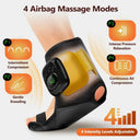 Air Compression Cordless Wrist Ankle Massager 4 Airbag Modes Heated Wrist Protector 3 Heating Hot Compress Wrist Guard