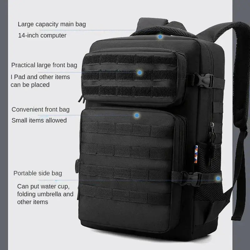 45L Waterproof Tactical Backpack for Outdoor Adventure Gear