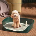 Portable Pet Toilet Training Plastic with Pillar Mat Tray