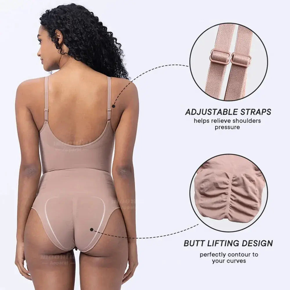 High Elastic Bodysuit Shapewear For Women Tummy Control