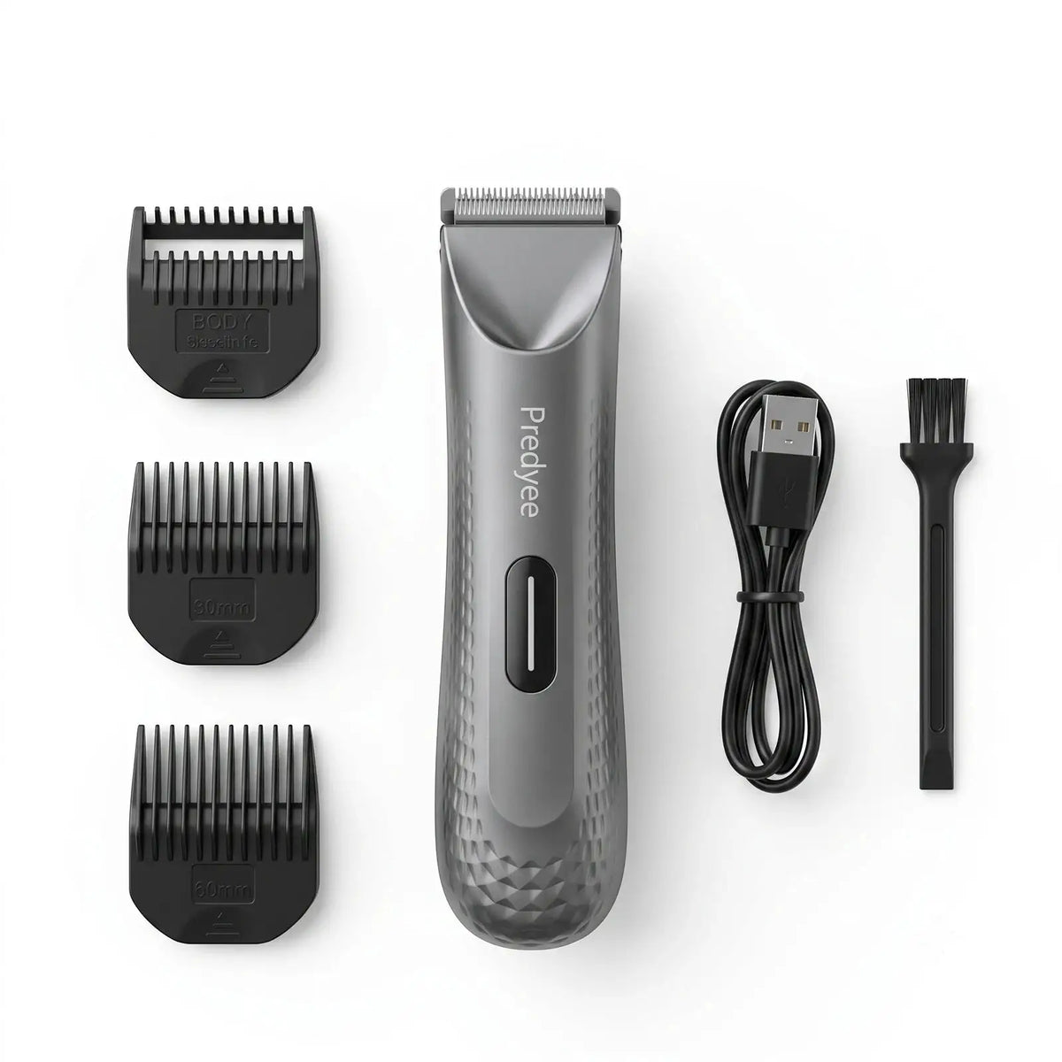 Electric Groin Hair Trimmer for Men,Body Groomer & Pubic Waterproof Hair Trimmer,Replaceable Ceramic Blade