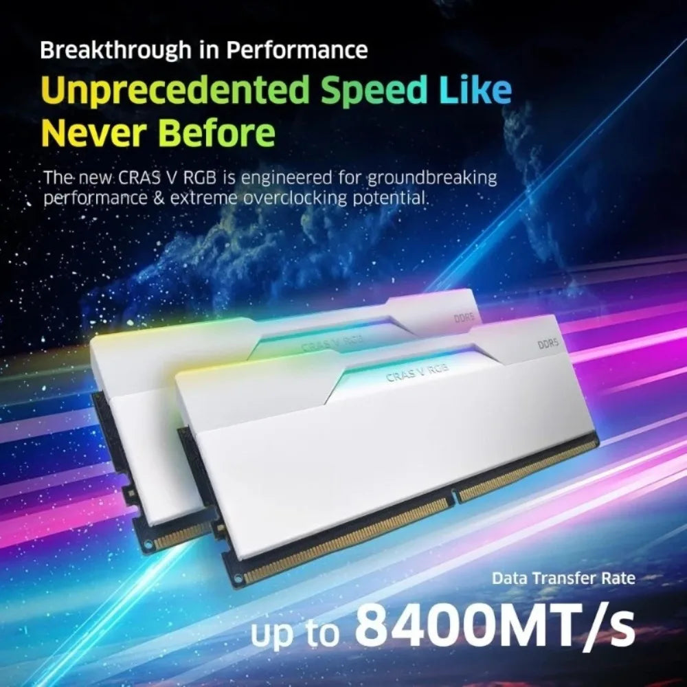 Gaming Desktop Ram Kit White