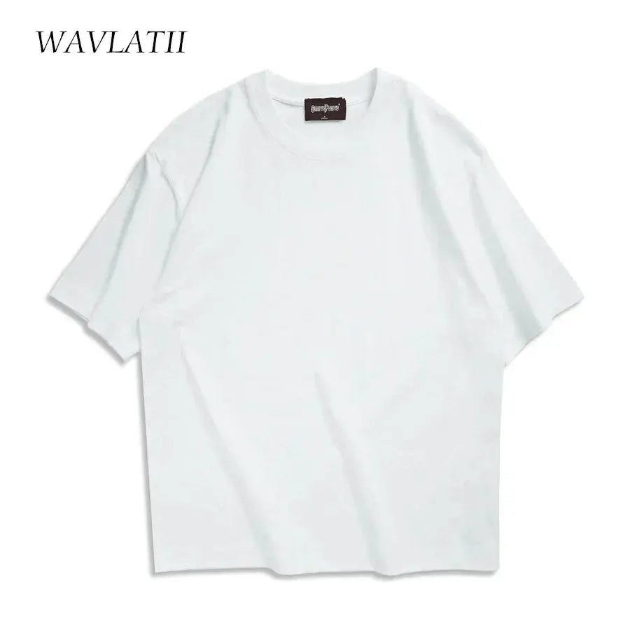 WAVLATII Oversized Summer T Shirts For Women And Men Brown - OurLum.com