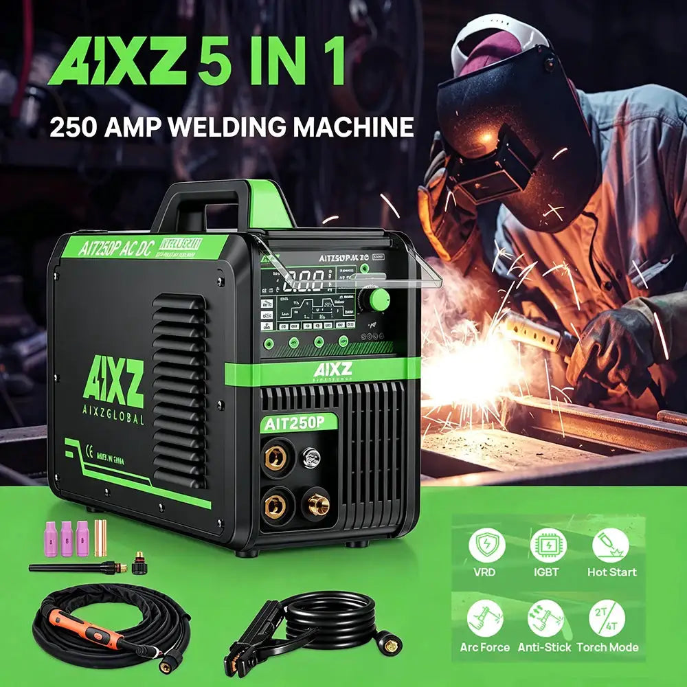 AIXZ AIT250P AC/DC Pulse TIG Welder — product view 8
