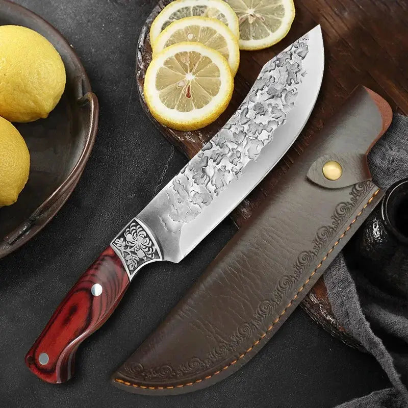Handcrafted Boning Knife Stainless Steel With Wooden Handle - OurLum.com