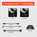 NXG Wireless Lapel Mic - Pro Noise Canceling
