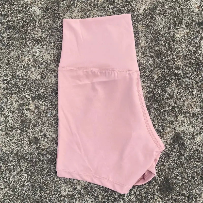 Plus Size High Waist Yoga Shorts - Stretchy — product view 14