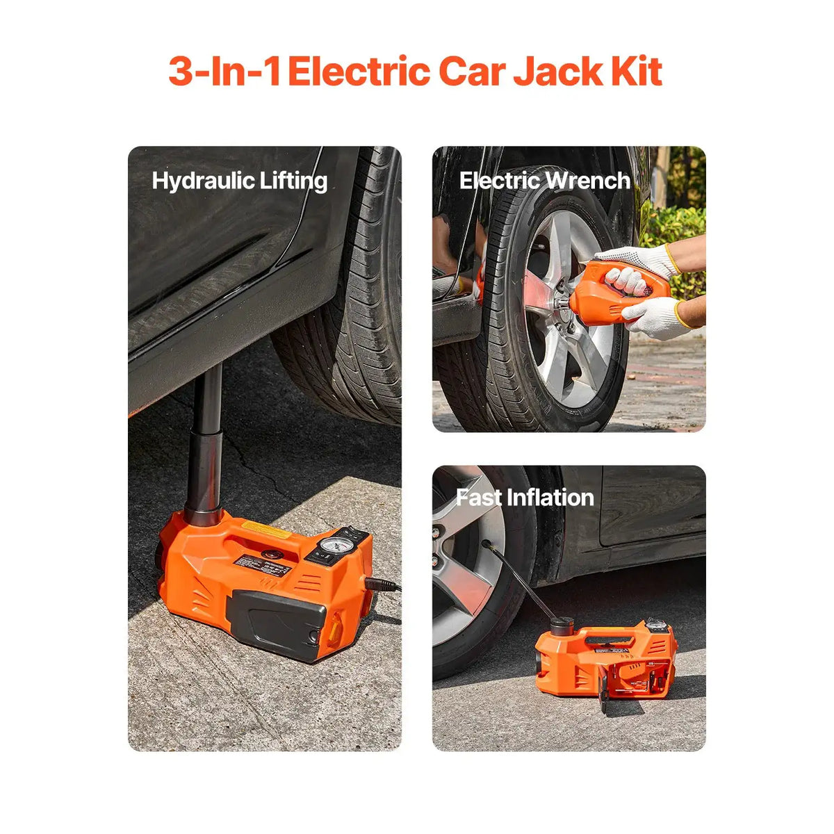 Heavy Duty Electric Car Jack Kit — product image 2