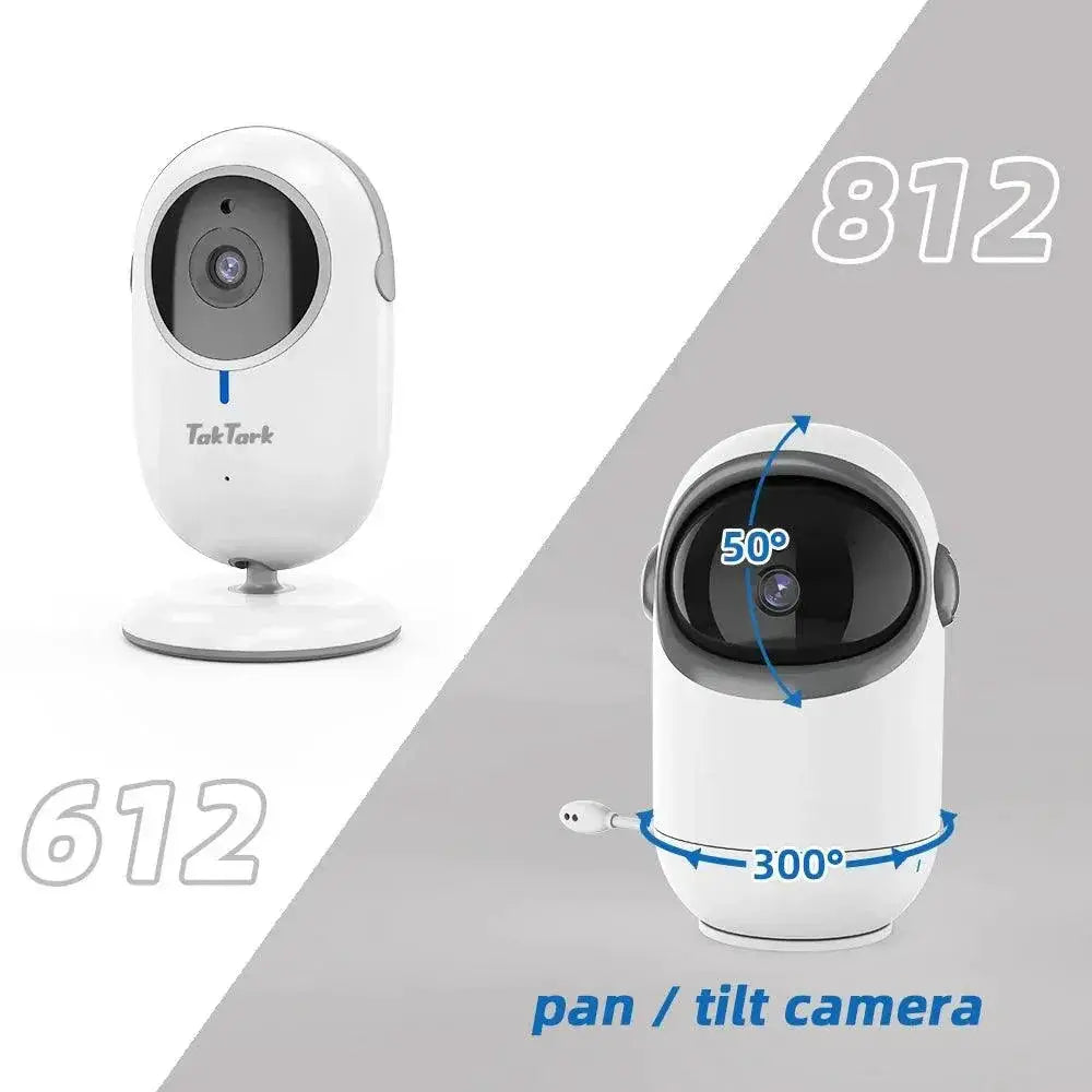Video Baby Monitor With Enhanced Security And Night Vision