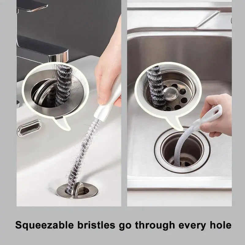 Flexi Pipe Brush Efficient Sink Drain Cleaner Easy To Use