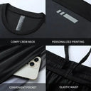 Cool Dry Ice Silk Sports Set Training