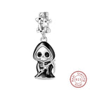 Sterling Silver Halloween Luminous Skull