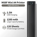 Phomemo M08F Thermal Printer Wireless Mobile Printing Solution