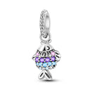 Charm Silver Plated Pendant Beads