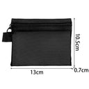 Nylon Cosmetics Bag - Secure Zip Travel Organizer