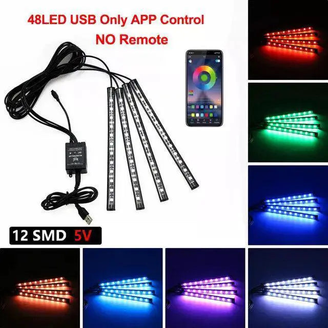Music Sync Car Interior LED Lighting Kit — product view 9