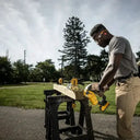 Gardeners Cordless Chainsaw Pruning