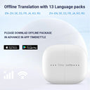 TimeKettle M3 Language Simultaneous Translator Headset Earbuds