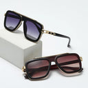 Vintage Luxury Square Sunglasses for Men and Women Stylish