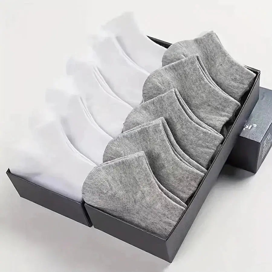 Mens Premium Ankle Boat Socks Comfort Style Odor Control