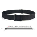 Tactical Belt for Men Metal Automatic Buckle