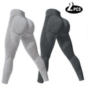 Women Yoga Leggings 2 Pack High Waisted Butt Lift