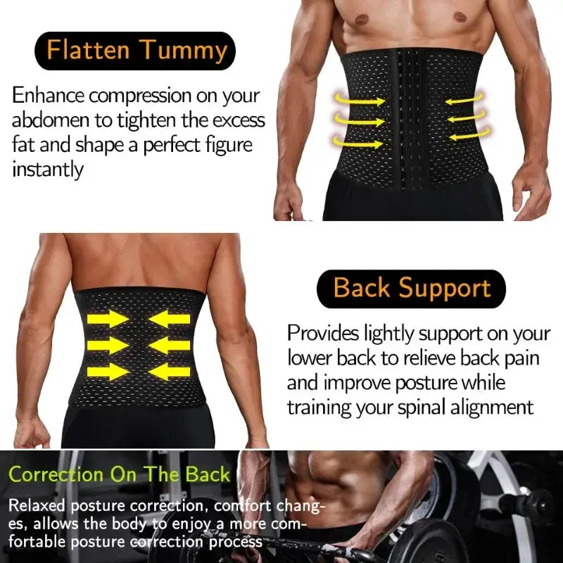 Vensslim Men Slimming Body Shaper Tummy Control Belt