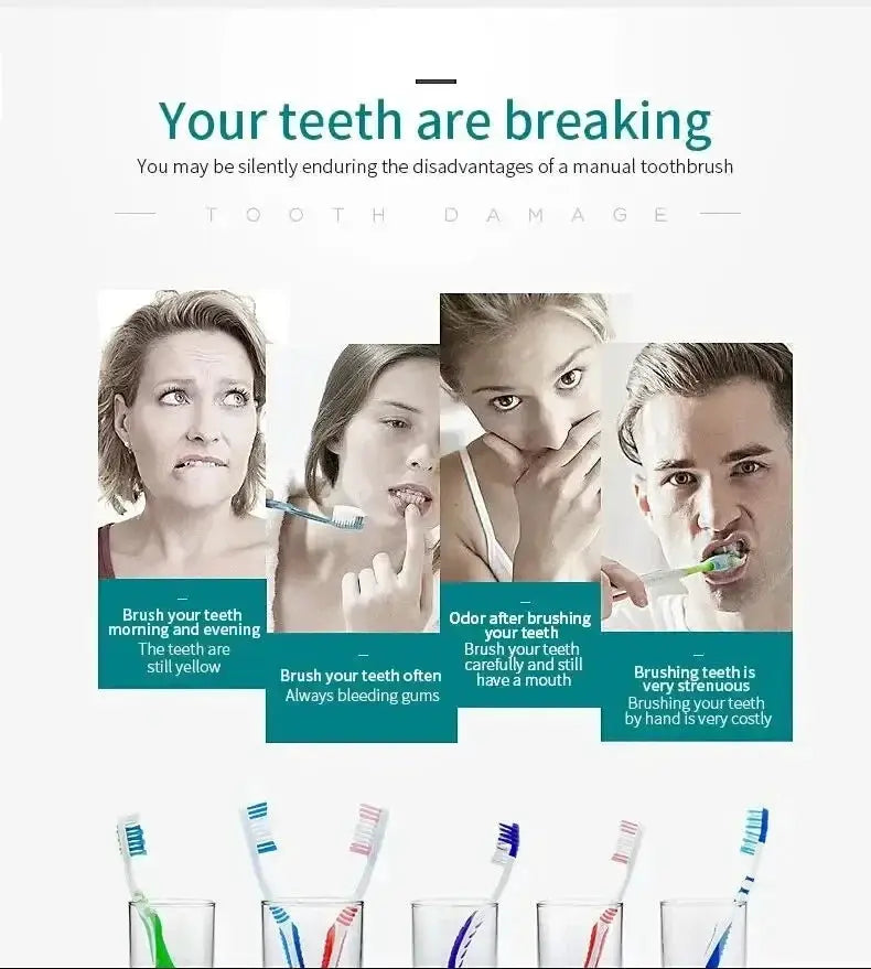 Deep Clean Six Speed Toothbrush for Home — product view 13