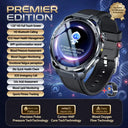 2026New Nursing-Grade AI ECG Smart Watch 1.53''Sapphire Glass Heart Rate Blood Lipid Uric Acid Monitor Bluetooth Call Smartwatch
