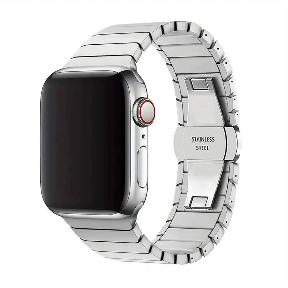 Bracelet Strap For Apple Watch Band 40 46 42 44 45 49mm Stainless Steel Wristband For iWatch Series 12/11/10/9/8/7/6/SE3 Ultra 4